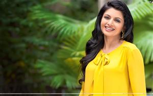 A former Bollywood actress, Bhagyashree - lead of Maine Pyar Kiya oppo. Salman Khan